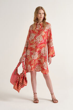 Malìparmi COLLECTION PRINT DRESS Red JF679831027