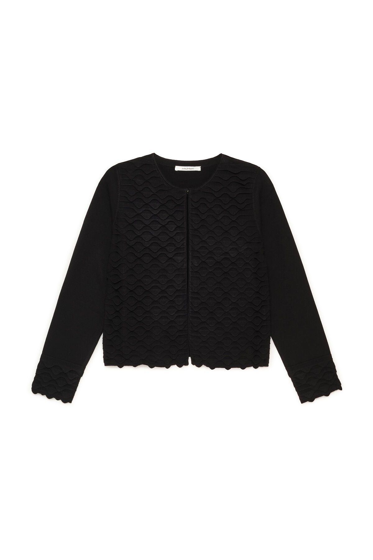 Maliparmi CARDIGAN WINTER WAVE Nero JN371577102 Maliparmi CARDIGAN WINTER WAVE Nero JN371577102