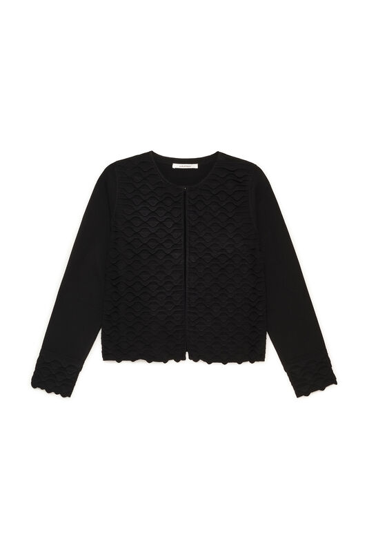 Maliparmi CARDIGAN WINTER WAVE Nero JN371577102 Maliparmi CARDIGAN WINTER WAVE Nero JN371577102