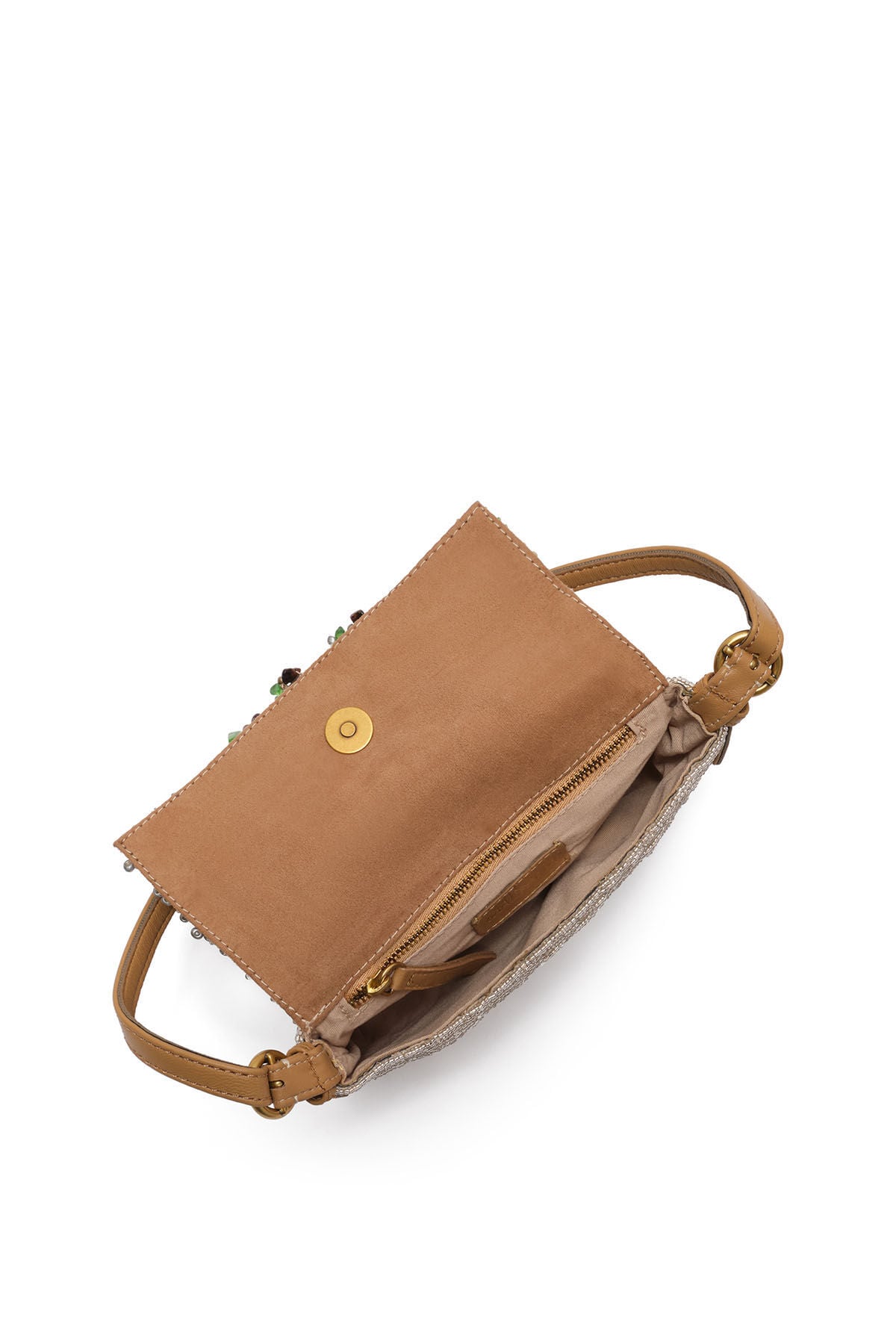 Malìparmi SILVER GARDEN KLEINE SCHULTERTASCHE Beige BF000591258