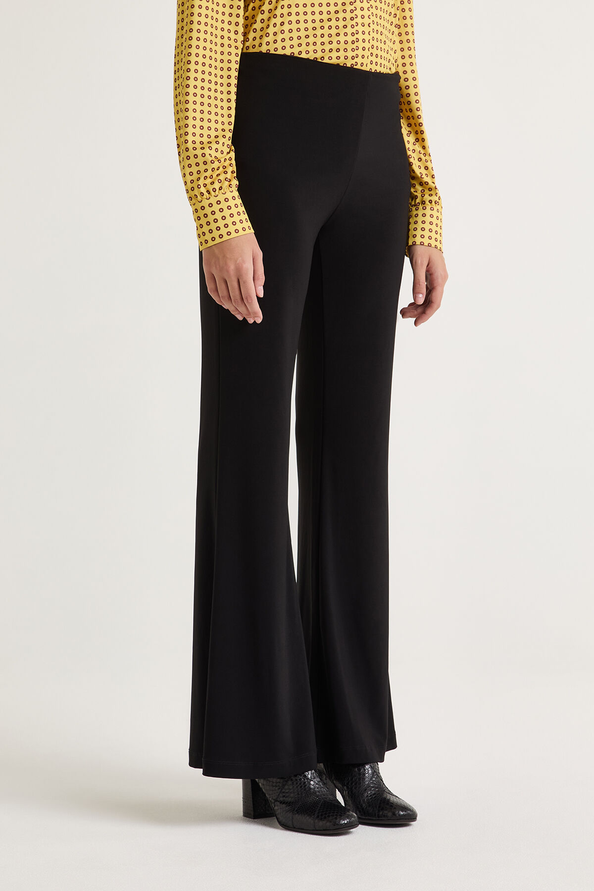 Maliparmi TECNO JERSEY TROUSERS Black JH400970226