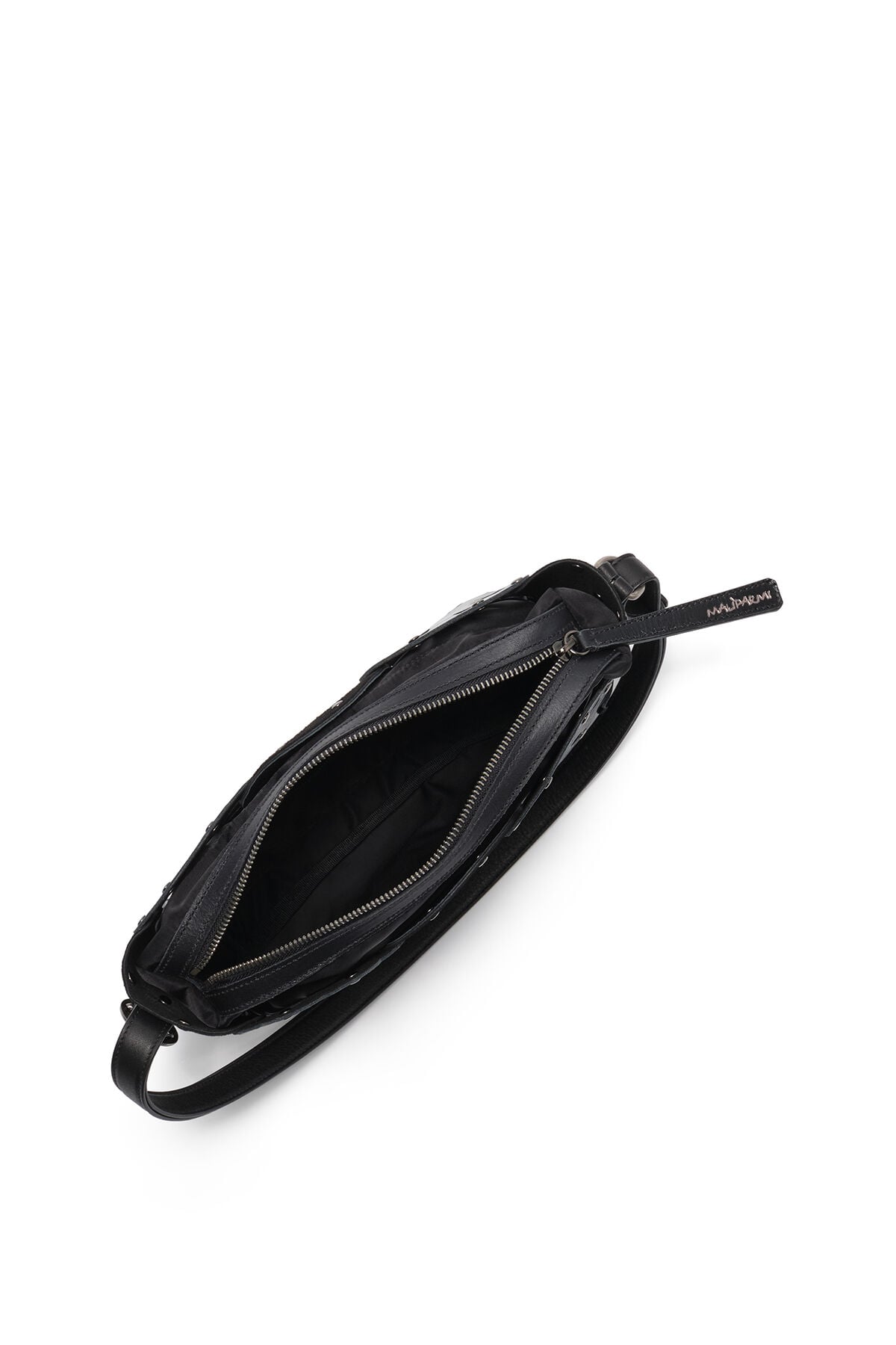 Maliparmi FLOWER BAG LEATHER BLOOM Nero BH031101574 Maliparmi FLOWER BAG LEATHER BLOOM Nero BH031101574