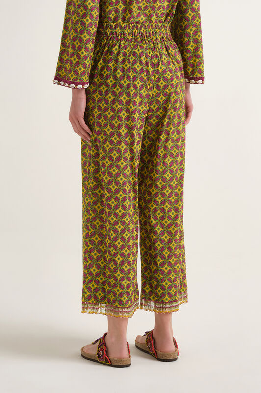Malìparmi FLORAL SPIN PANTALON Jaune JH805815215