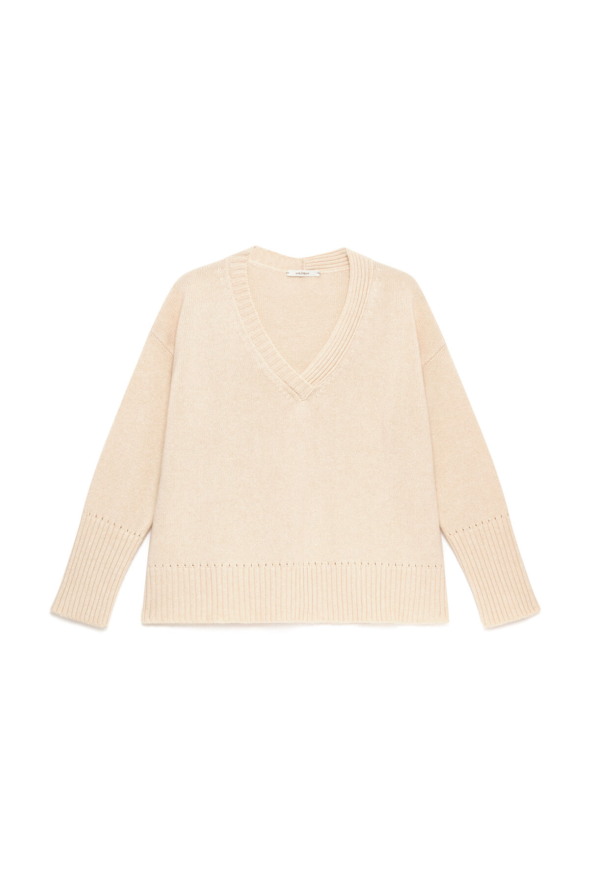 Maliparmi CASHMERE MERINOS KNIT Dew White JQ513374315 Maliparmi CASHMERE MERINOS KNIT Dew White JQ513374315