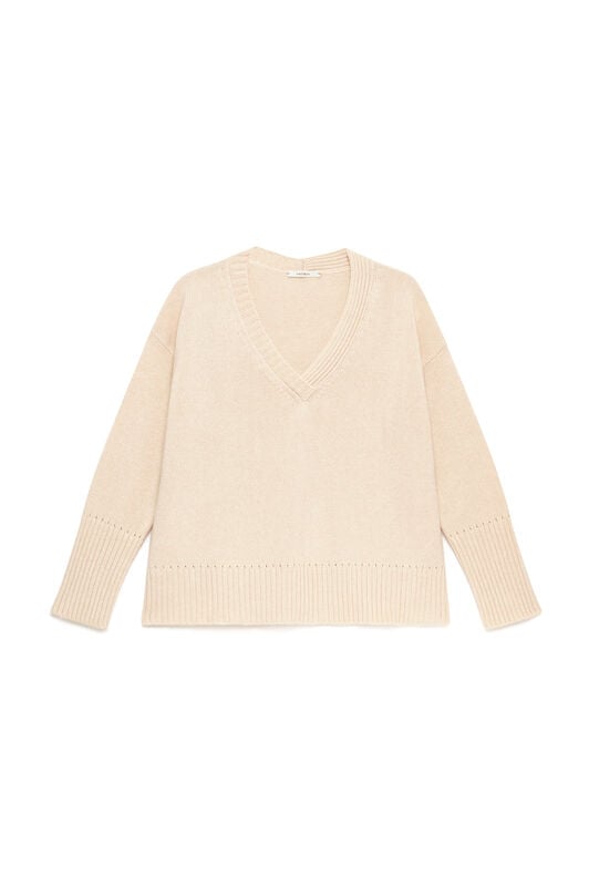 Maliparmi CASHMERE MERINOS KNIT Dew White JQ513374315 Maliparmi CASHMERE MERINOS KNIT Dew White JQ513374315