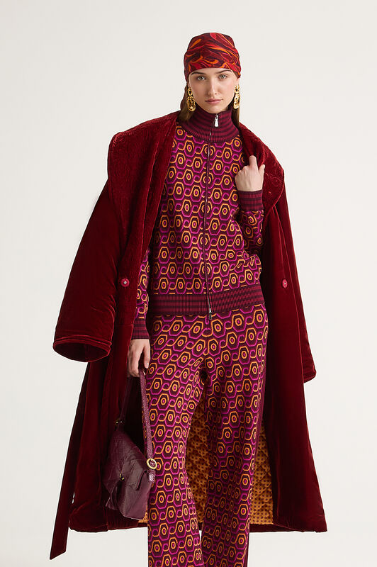 Maliparmi ROLLING CHAIN CARDIGAN Dark Brown JN370378207