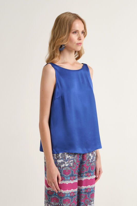 Malìparmi SHINY CADY TOP Cobalt JP556950631