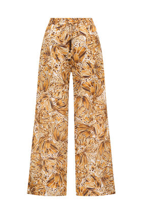 Malìparmi SWEET BUTTERFLY TROUSERS Leather JH805415217