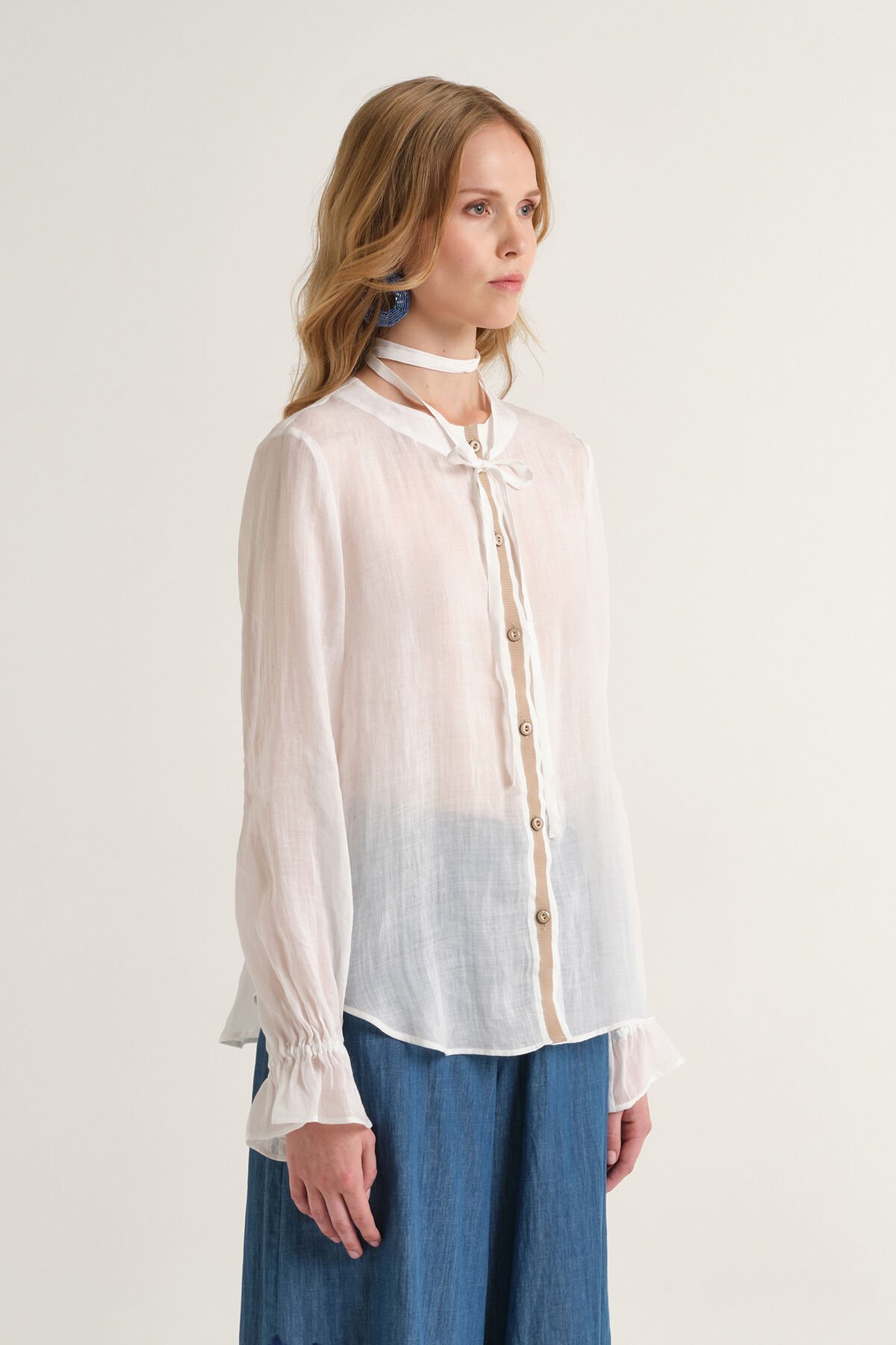 Malìparmi LIGHT RAMIE' HEMD Naturweiß JM558340103