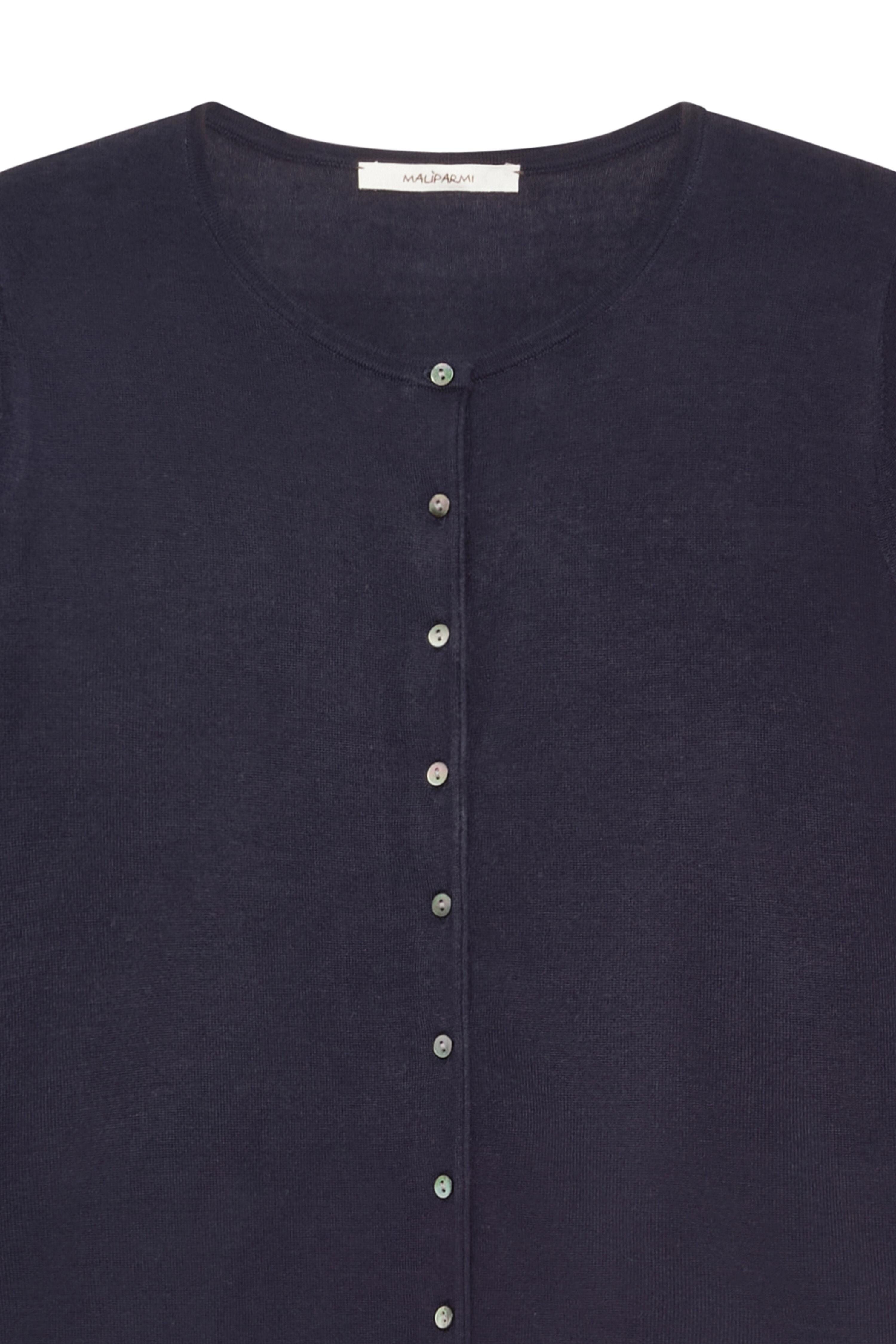 Maliparmi CARDIGAN NEW MERINOS BLEND Blu Notte JN369778199 Maliparmi CARDIGAN NEW MERINOS BLEND Blu Notte JN369778199
