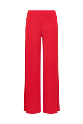 Malìparmi SOFT JERSEY TROUSERS Red JH753070210