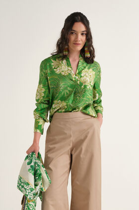 Malìparmi COLLECTION PRINT SHIRT Green JM103331027