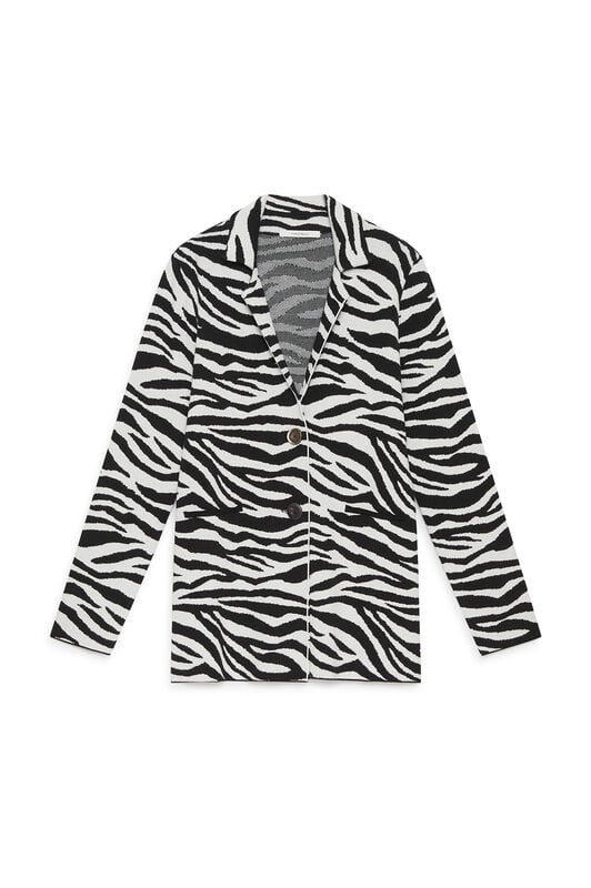 Maliparmi NEW JACQUARD JACKET Natural JD647678208