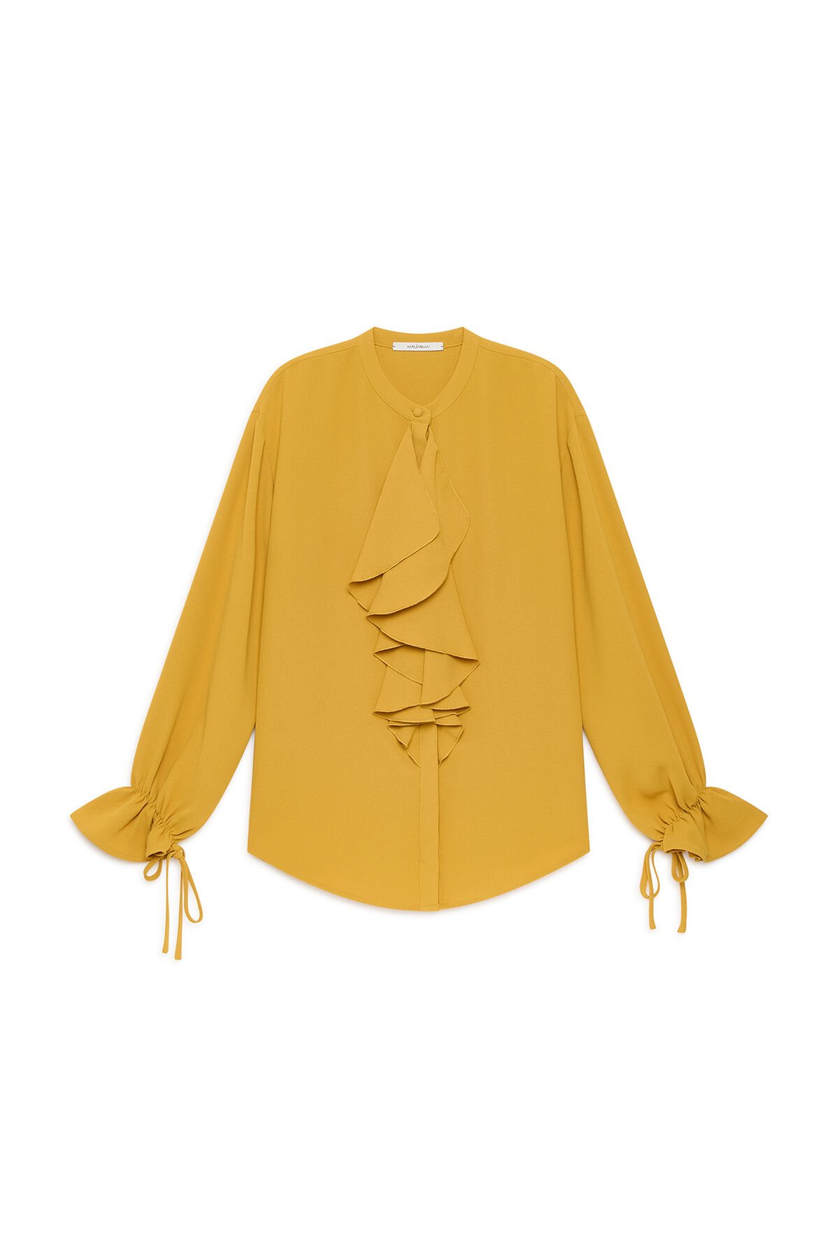 Maliparmi CAMICIA SABLÈ CREPE Senape-Mustard JM556250166