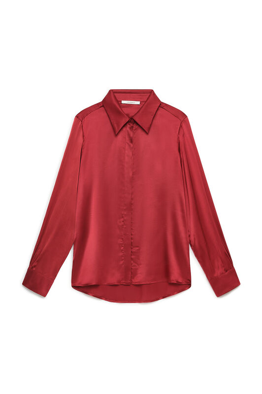 Maliparmi SILK SATIN HEMD Bordeaux JM556431021