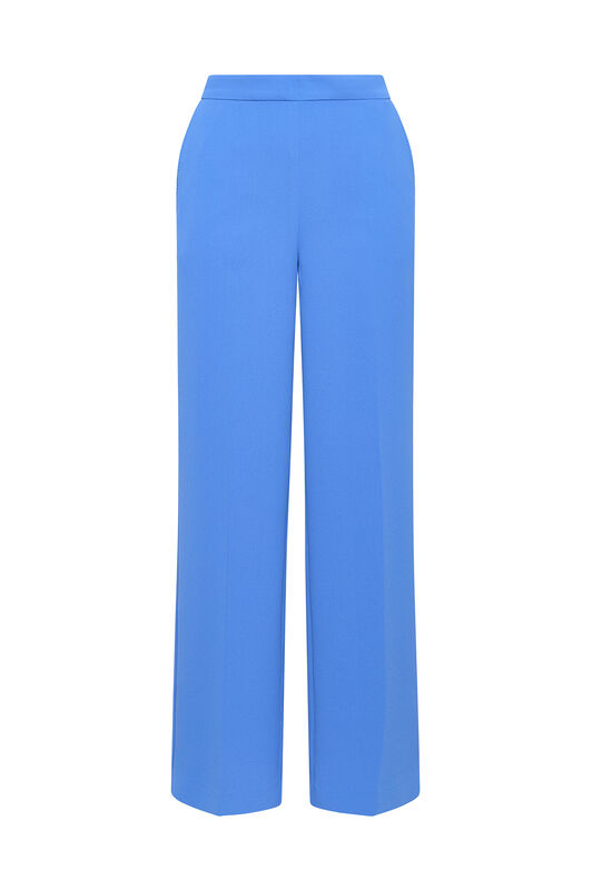 Maliparmi SABLÈ CREPE TROUSERS Electric Blue JH757950166