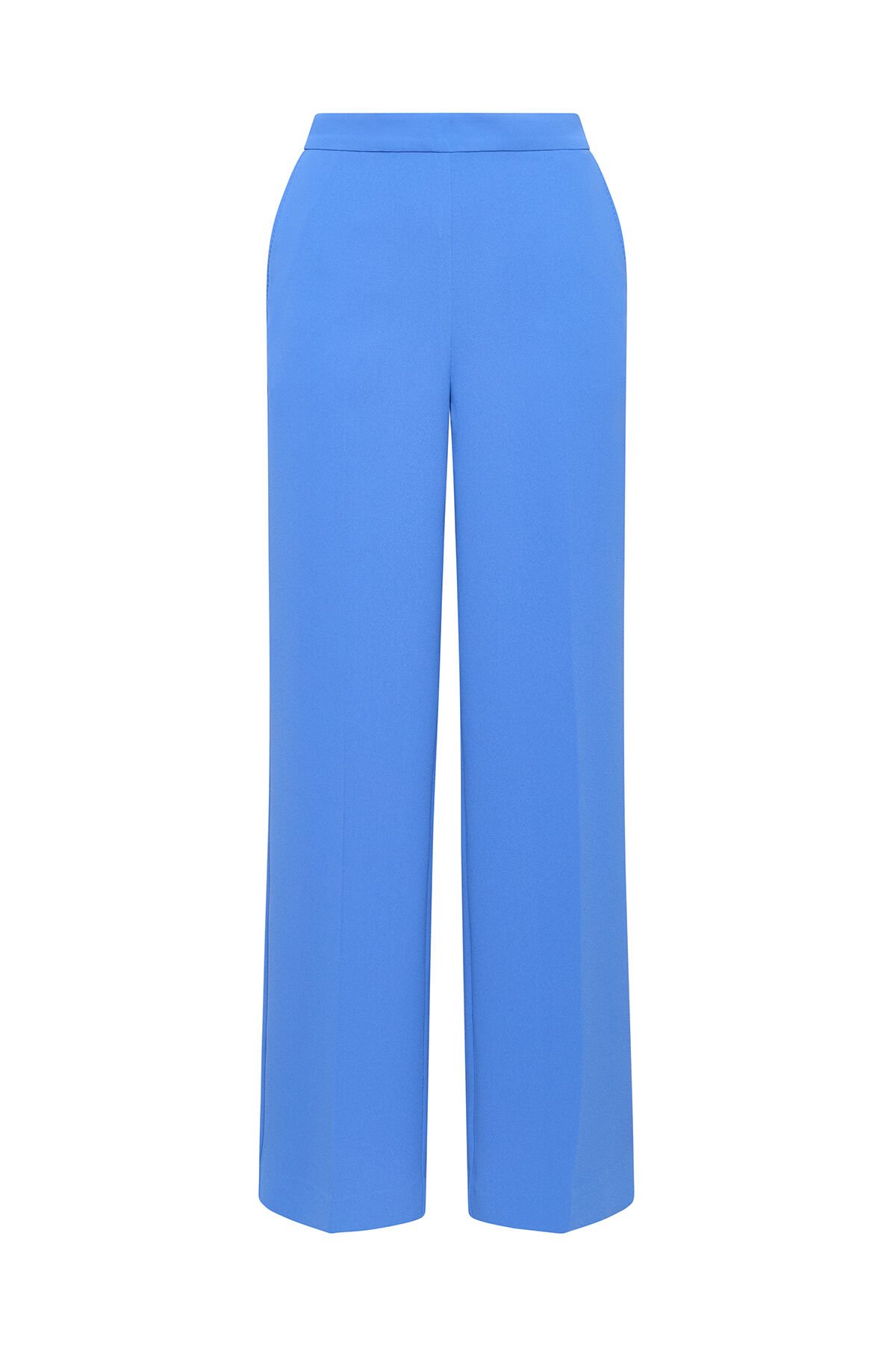 Maliparmi SABLÈ CREPE TROUSERS Electric Blue JH757950166