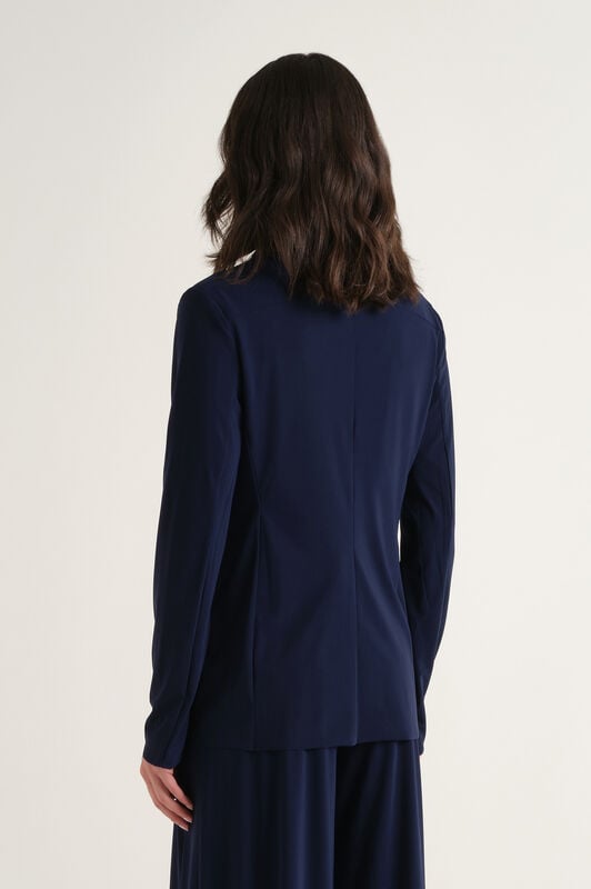 Malìparmi SOFT JERSEY JACKE Marineblau JD646570210 Malìparmi SOFT JERSEY JACKE Marineblau JD646570210