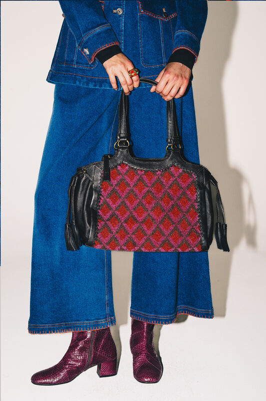 Maliparmi GEOMETRY ON LEATHER SHOPPING Rot BH030407234