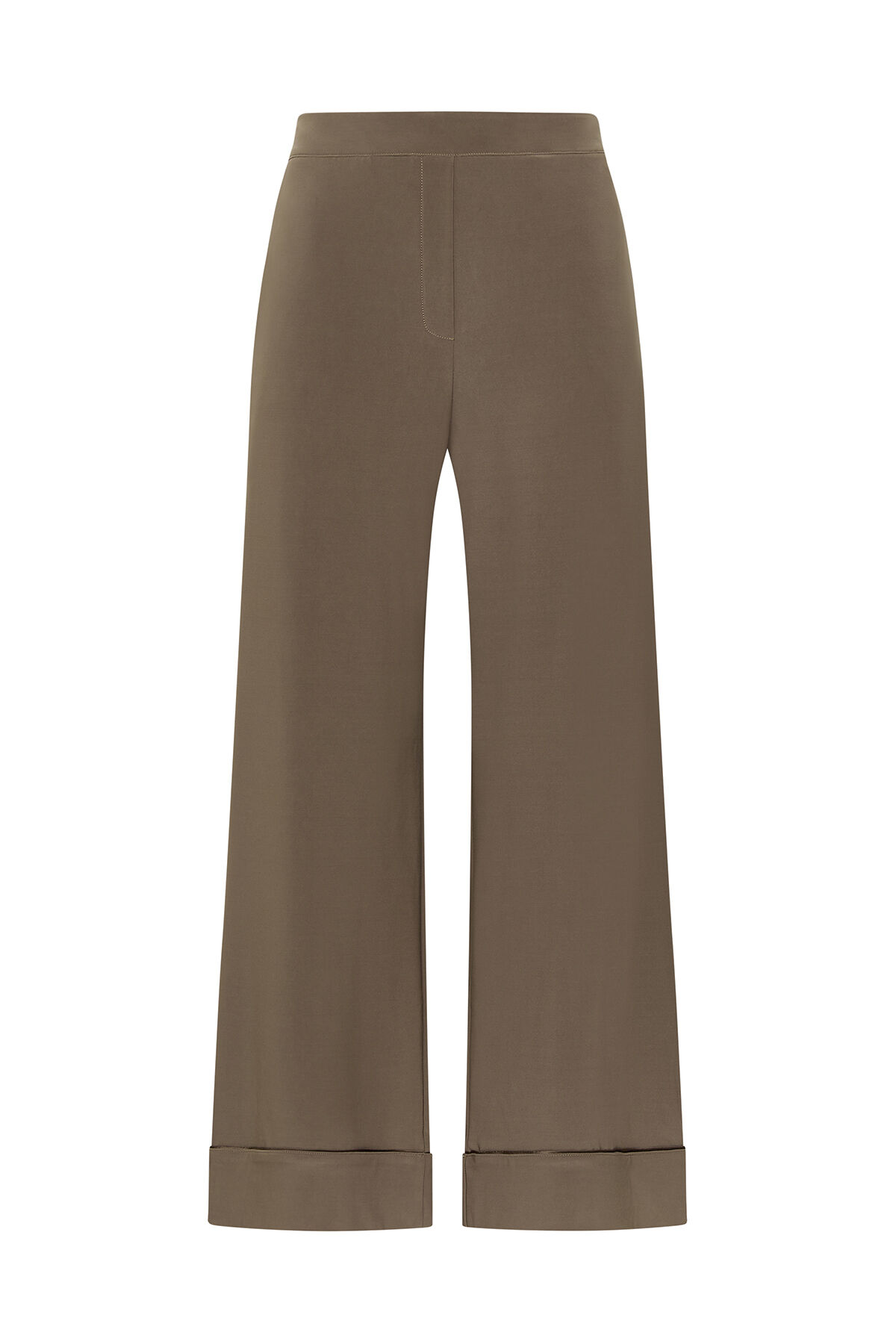 Maliparmi TECNO JERSEY TROUSERS Dark Beige JH013470226 Maliparmi TECNO JERSEY TROUSERS Dark Beige JH013470226