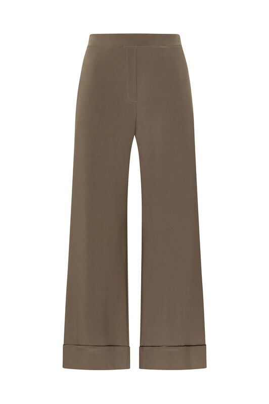 Maliparmi TECNO JERSEY TROUSERS Dark Beige JH013470226 Maliparmi TECNO JERSEY TROUSERS Dark Beige JH013470226