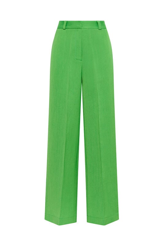 Malìparmi TIMELESS LINEN HOSE Grasgrün JH803340106 Malìparmi TIMELESS LINEN HOSE Grasgrün JH803340106