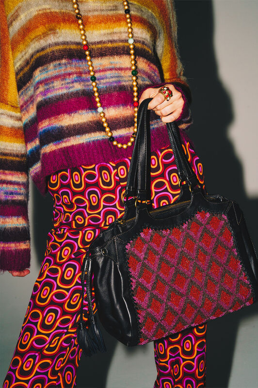 Maliparmi GEOMETRY ON LEATHER SHOPPING Rot BH030407234