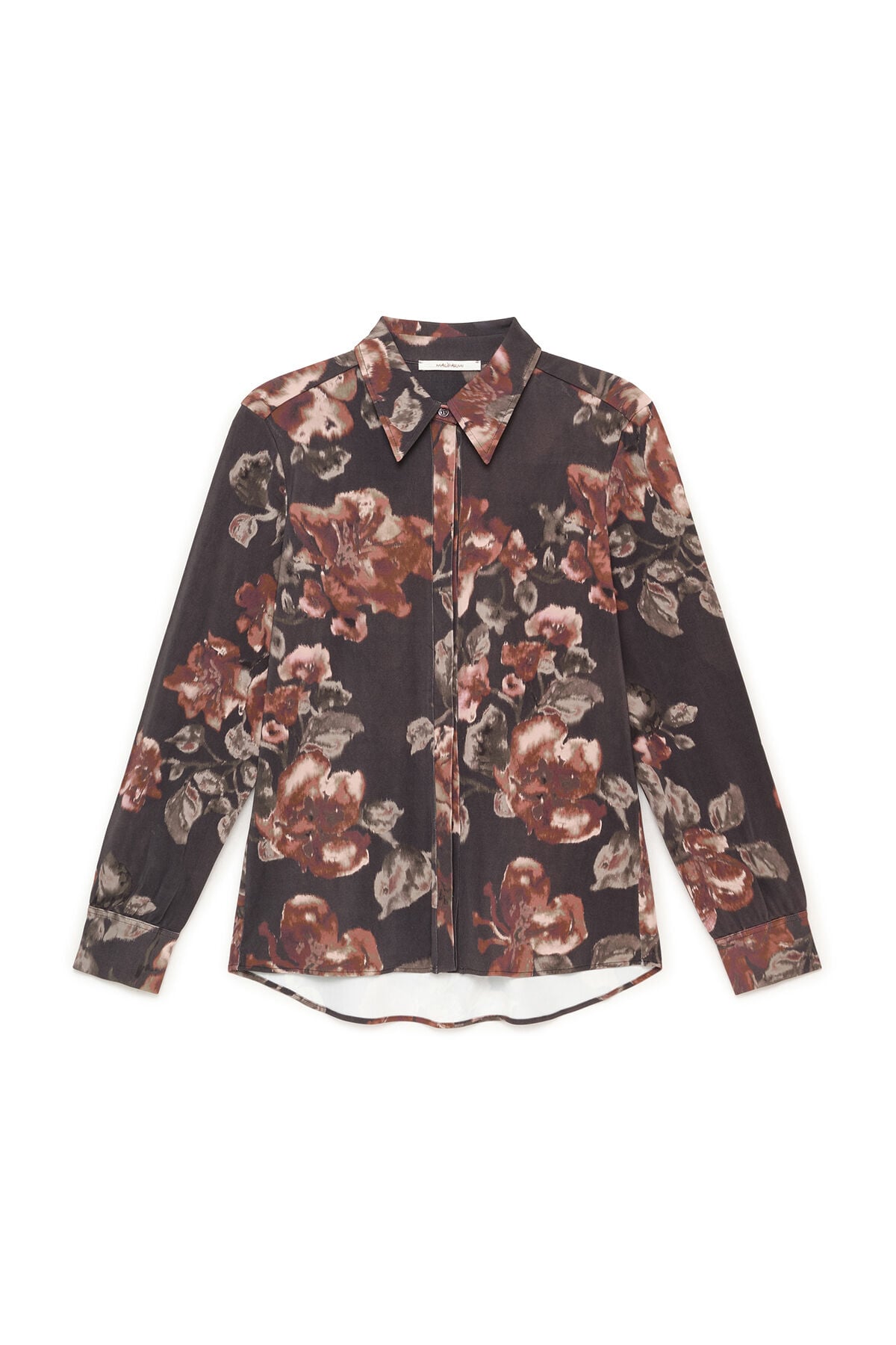 Maliparmi FROSTED BLOSSOM SHIRT Brown JM556470680 Maliparmi FROSTED BLOSSOM SHIRT Brown JM556470680