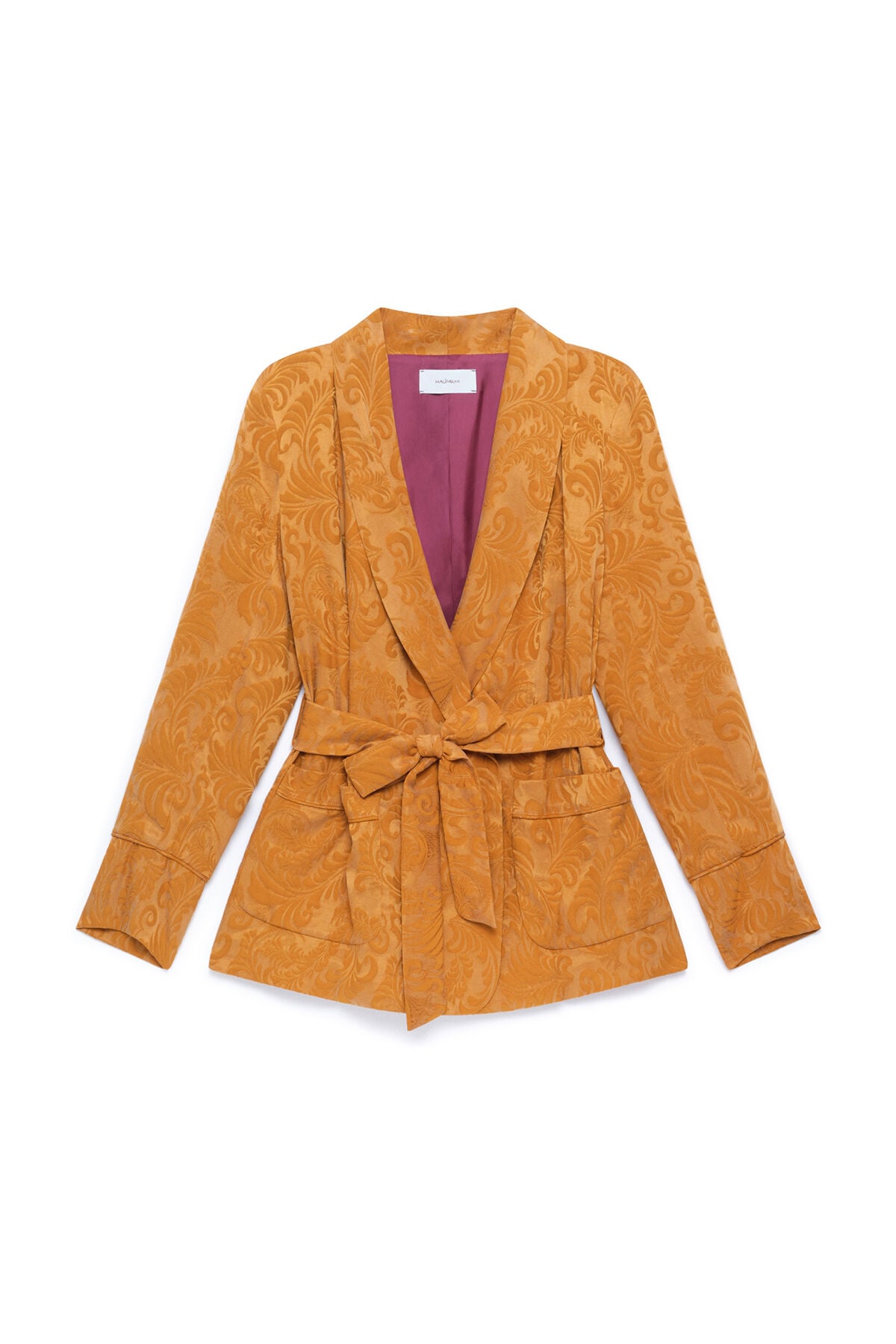 Maliparmi DAMASK JACQUARD BLAZER Amber JD648850684 Maliparmi DAMASK JACQUARD BLAZER Amber JD648850684