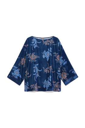 Maliparmi COLLECTION PRINT SHIRT Blue JM559461058