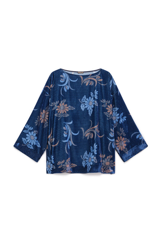 Maliparmi COLLECTION PRINT SHIRT Blue JM559461058 Maliparmi COLLECTION PRINT SHIRT Blue JM559461058