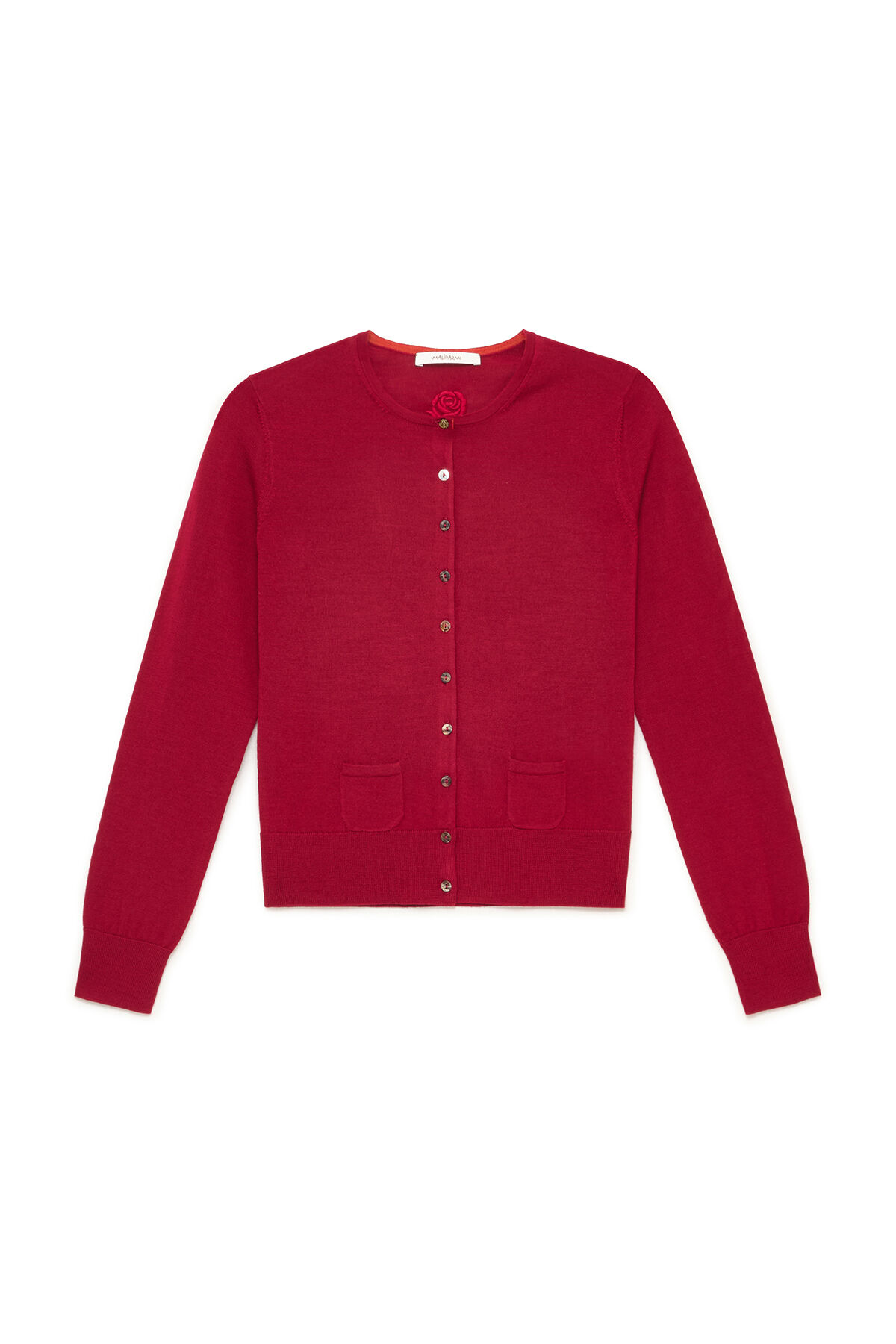 Maliparmi COLOURS OF THE WORLD CARDIGAN Crimson JN228374230 Maliparmi COLOURS OF THE WORLD CARDIGAN Crimson JN228374230