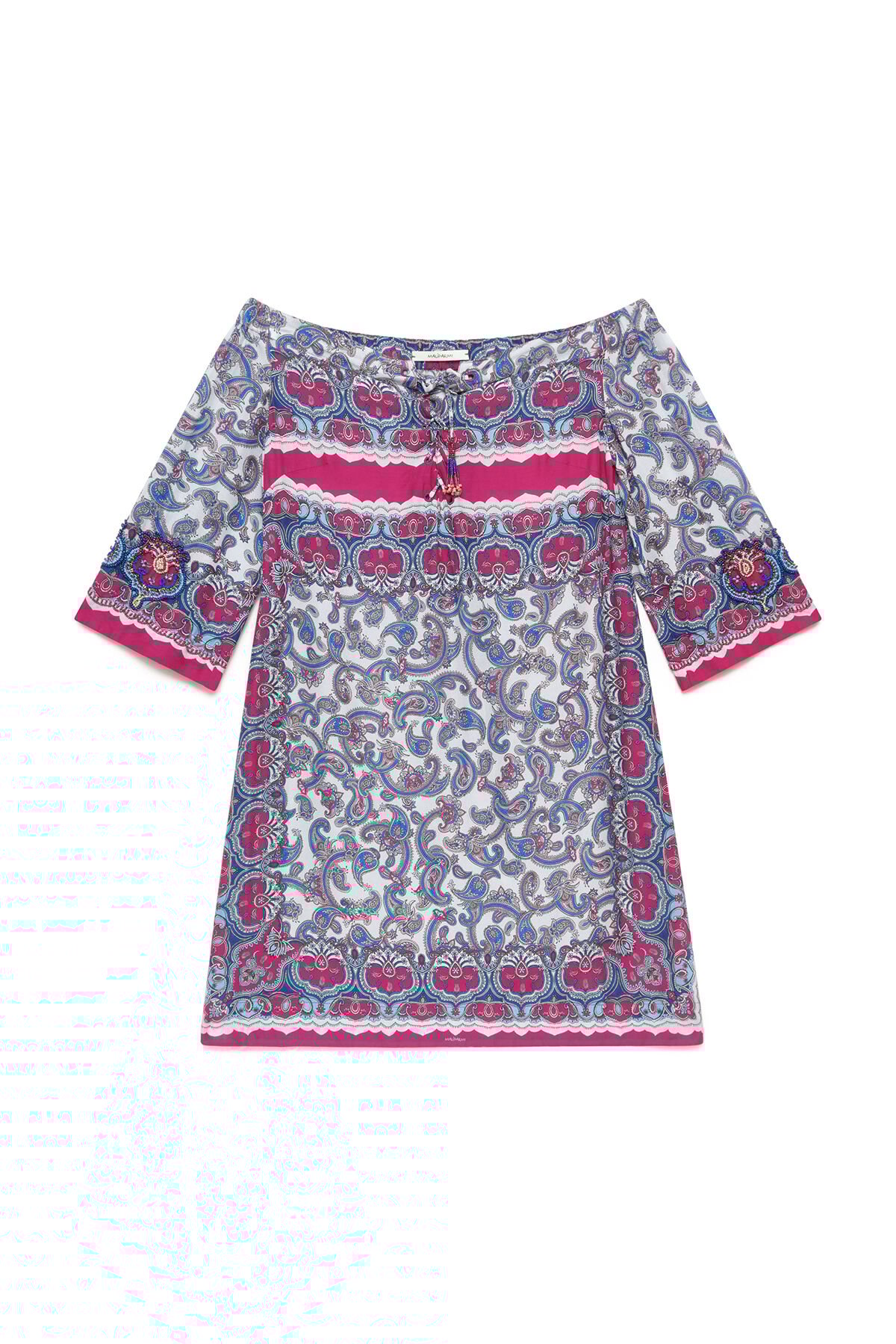 Malìparmi SUNSET PAISLEY DRESS Light Blue JF669750662