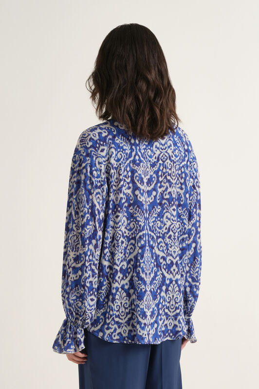 Malìparmi DREAMSCAPE IKAT SHIRT Blue JM558550671