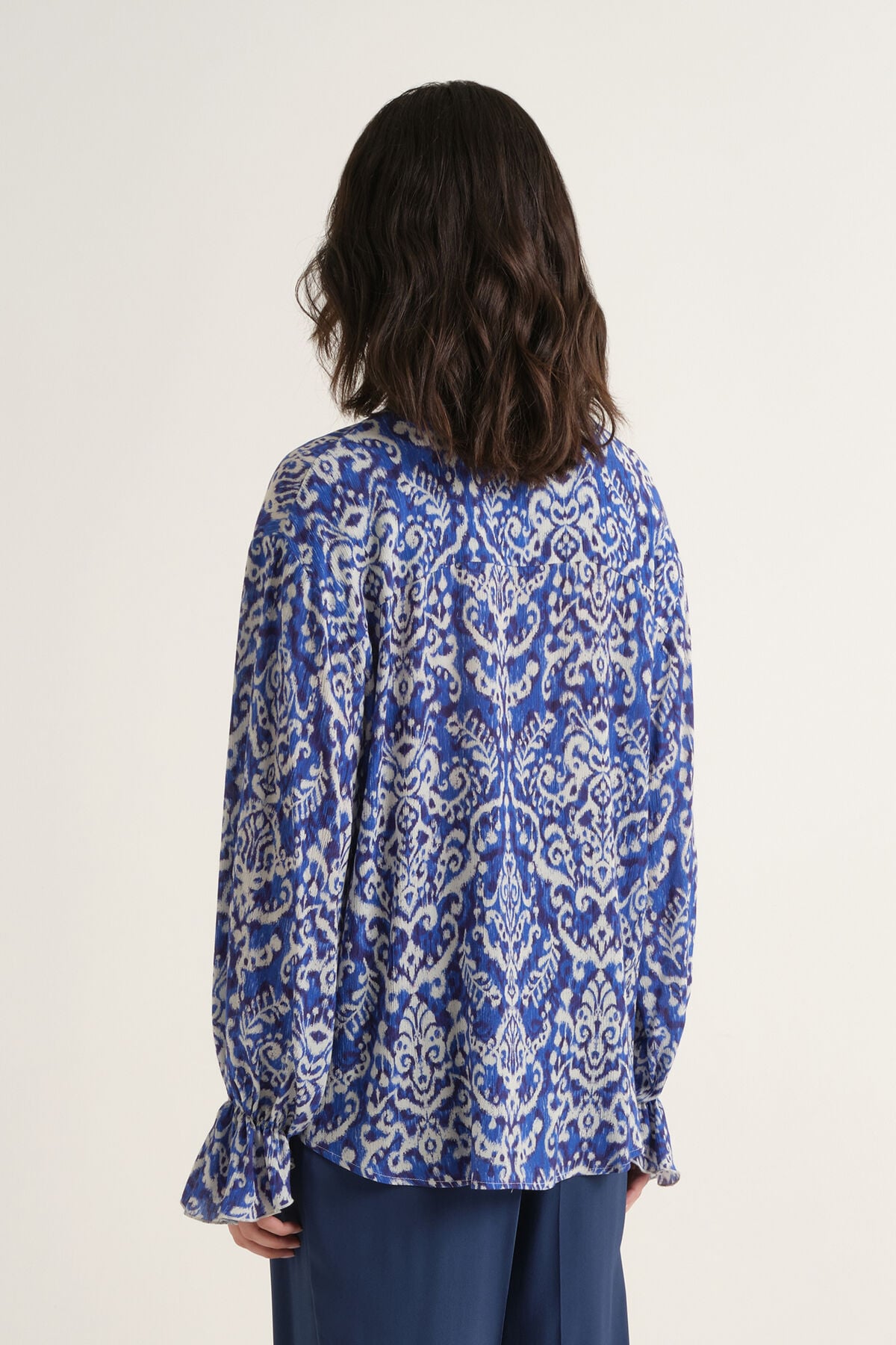Malìparmi DREAMSCAPE IKAT SHIRT Blue JM558550671