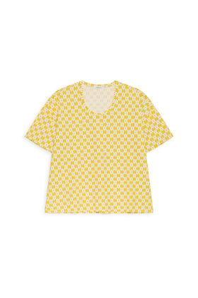 Malìparmi DIAMOND GLOW T-SHIRT Yellow JK028970674