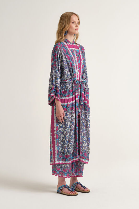 Malìparmi SUNSET PAISLEY DRESS Light Blue JF670050662