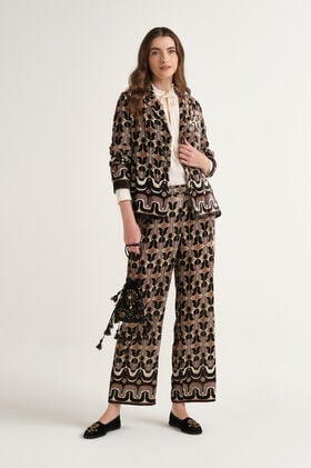 Maliparmi COLLECTION PRINT BLAZER Beige JD649361057 Maliparmi COLLECTION PRINT BLAZER Beige JD649361057
