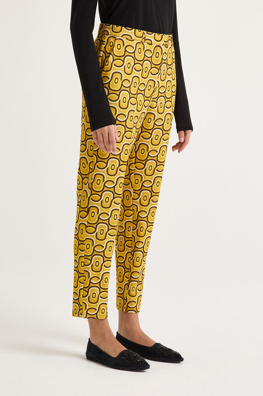 Maliparmi ROLLING CHAIN TROUSERS Yellow JH801560169