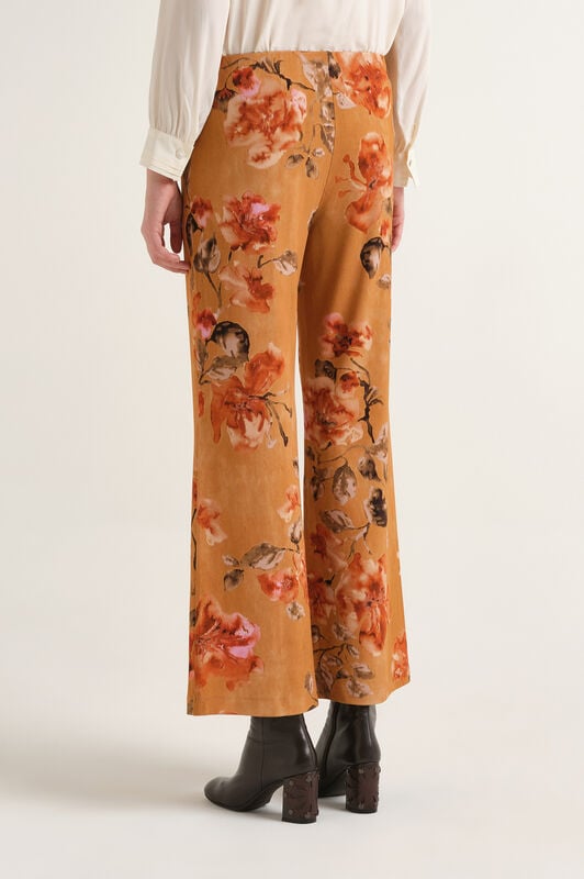 Maliparmi FROSTED BLOSSOM TROUSER Leather JH400970680 Maliparmi FROSTED BLOSSOM TROUSER Leather JH400970680