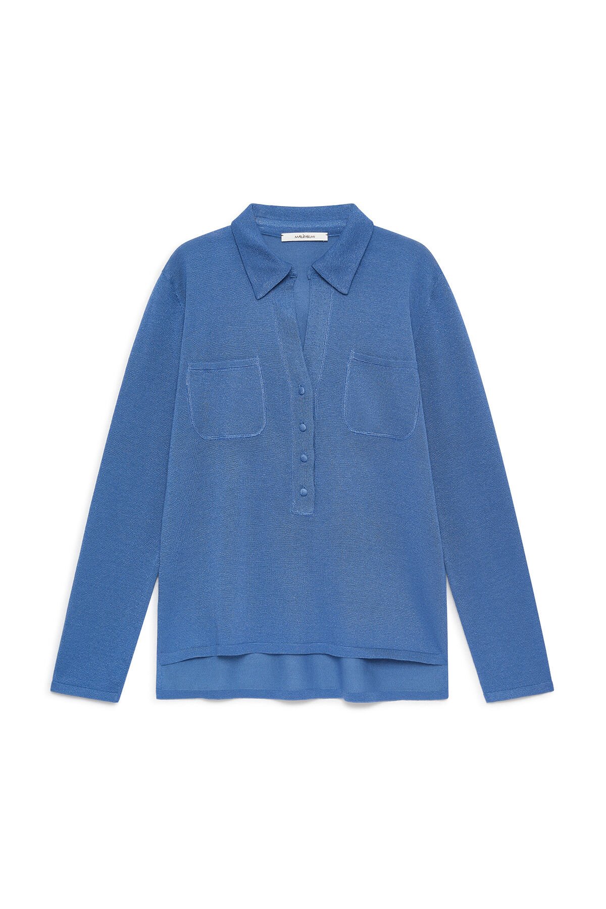 Maliparmi SHINY FLUID LUREX KNITWEAR Cobalt Blue JQ506078133