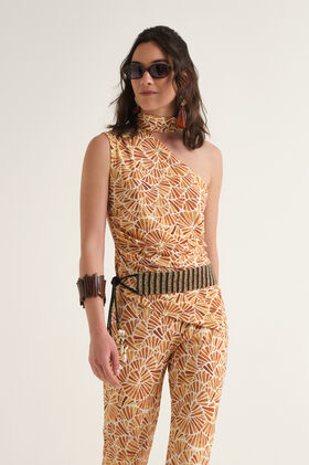 Malìparmi TOP SHELL TOP Yellow JP556070672