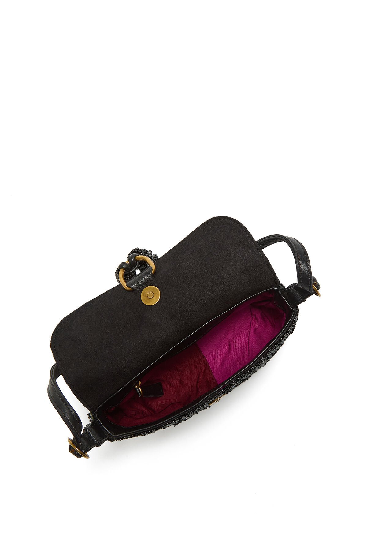 Maliparmi BORSA PICCOLA A SPALLA NOCTURNAL ROSE Nero BF001391245