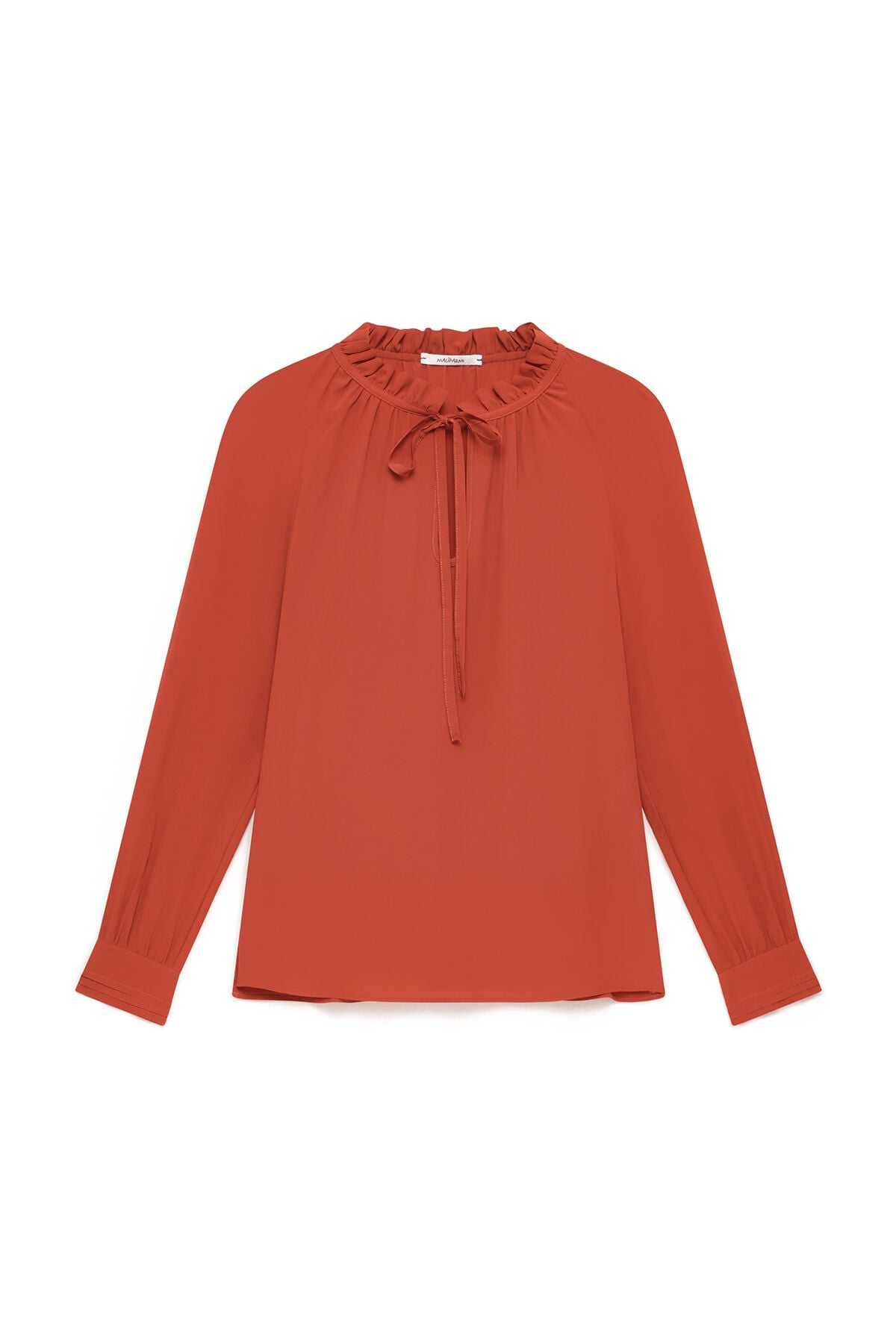 Maliparmi FLUID CREPE SHIRT Rust JM559750672 Maliparmi FLUID CREPE SHIRT Rust JM559750672