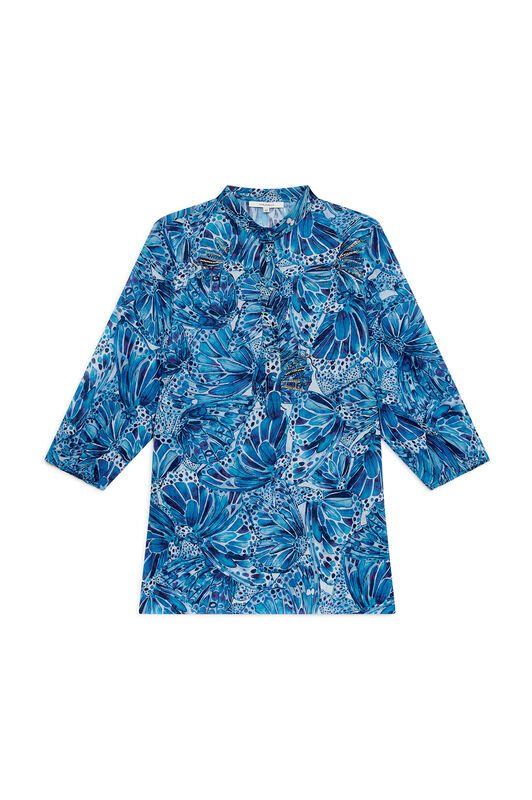 Malìparmi SWEET BUTTERFLY SHIRT Light Blue JM557415217