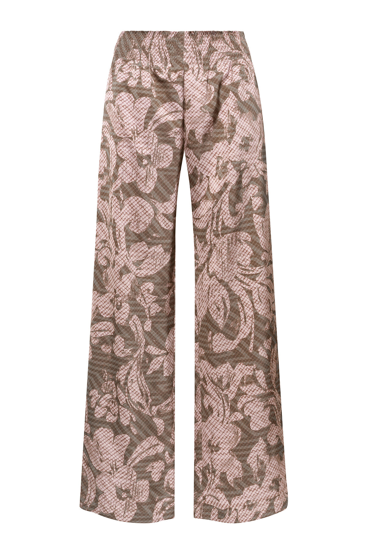 Maliparmi SWEET FOLIAGE TROUSER Pink JH809350688 Maliparmi SWEET FOLIAGE TROUSER Pink JH809350688