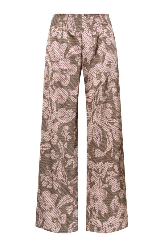 Maliparmi SWEET FOLIAGE TROUSER Pink JH809350688 Maliparmi SWEET FOLIAGE TROUSER Pink JH809350688