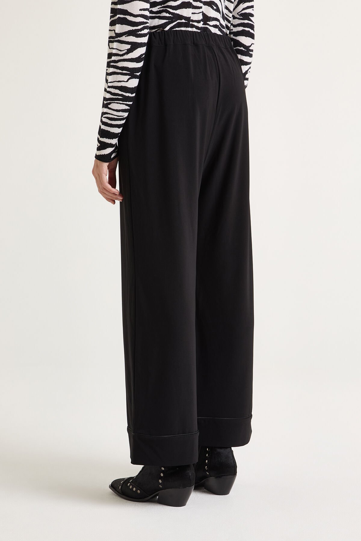 Maliparmi TECNO JERSEY TROUSERS Black JH013470226