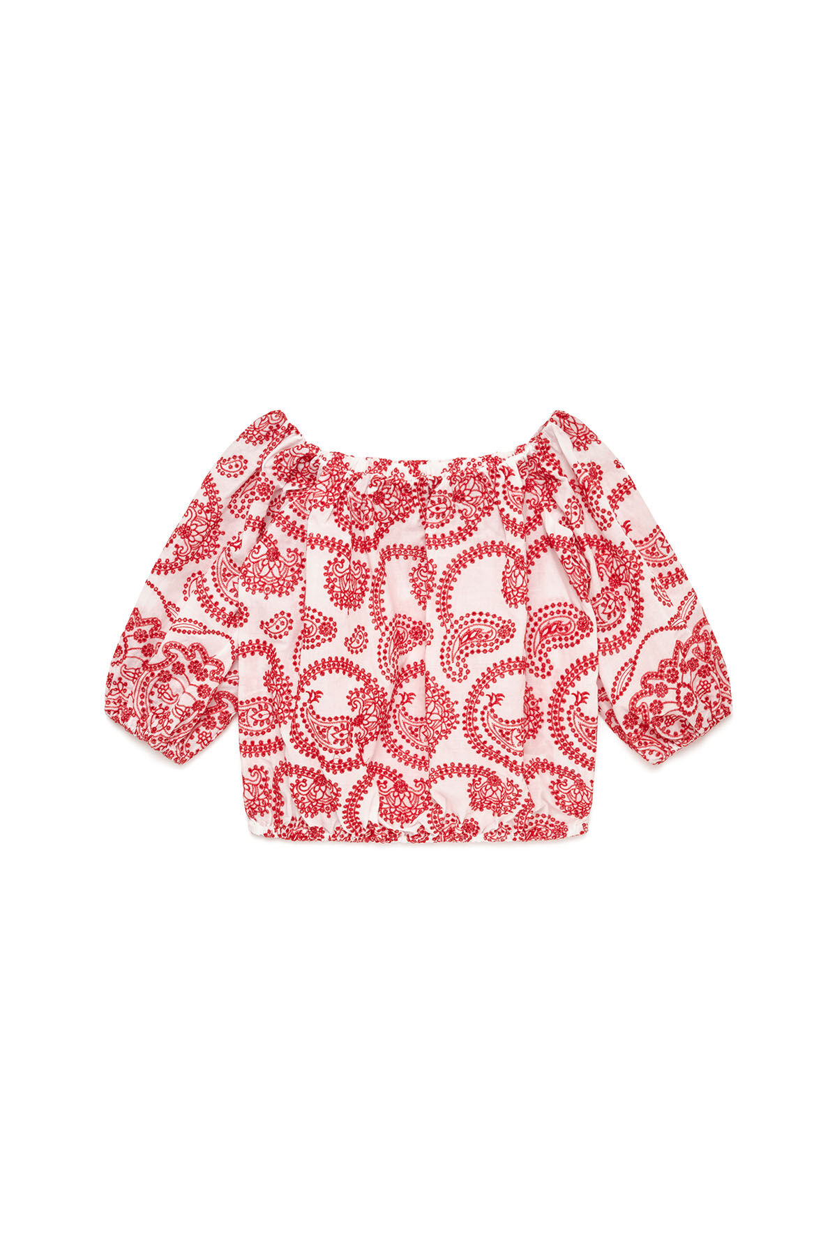 Malìparmi BRODERIE ANGLAISE CHEMISE Rouge JM557715218