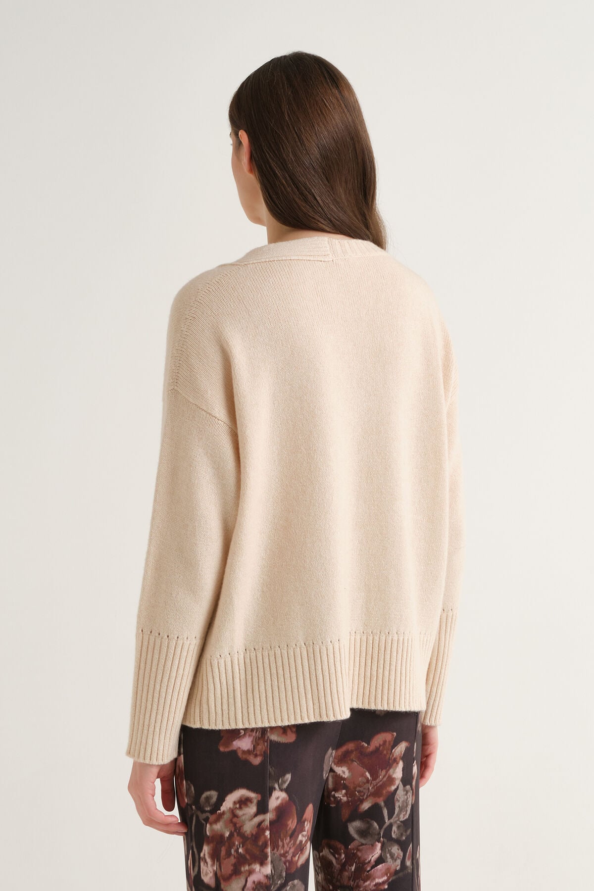 Maliparmi CASHMERE MERINOS KNIT Dew White JQ513374315 Maliparmi CASHMERE MERINOS KNIT Dew White JQ513374315